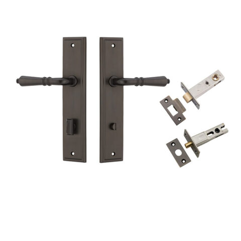 Iver Sarlat Stepped Privacy Lever Kit Signature Brass