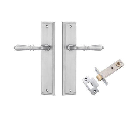 Iver Sarlat Stepped Passage Lever Kit Brushed Chrome
