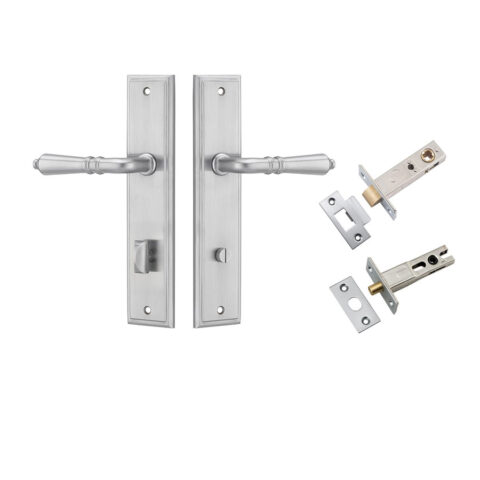 Iver Sarlat Stepped Privacy Lever Kit Brushed Chrome