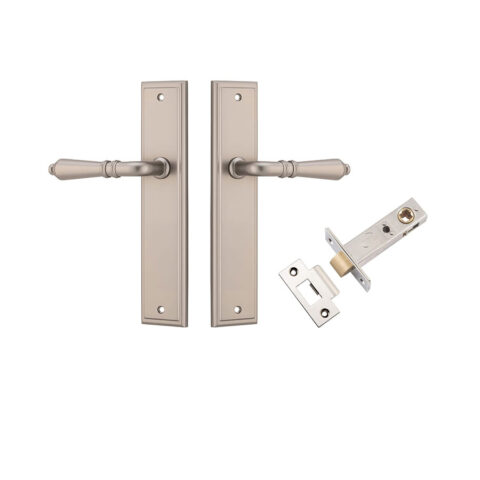 Iver Sarlat Stepped Passage Lever Kit Satin Nickel
