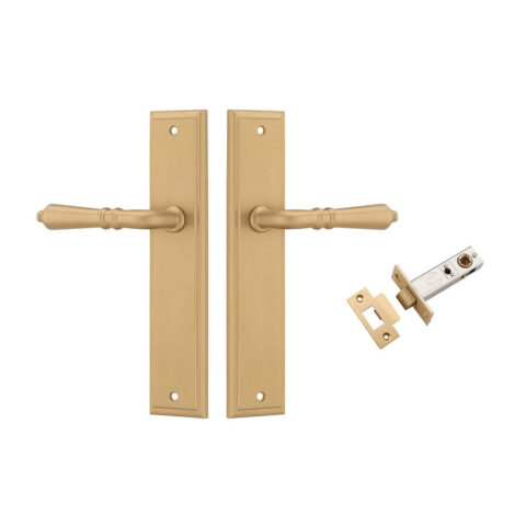 Iver Sarlat Stepped Passage Lever Kit Brushed Brass