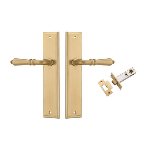Iver Sarlat Stepped Passage Lever Kit Brushed Gold PVD