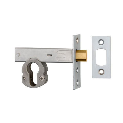 Iver Euro Mortice Deadbolt Only Brushed Chrome