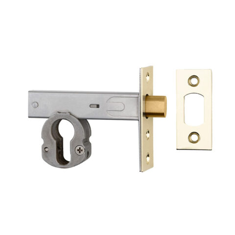 Iver Euro Mortice Deadbolt Only Polished Brass