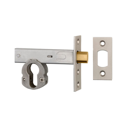 Iver Euro Mortice Deadbolt Only Satin Nickel