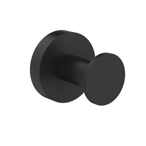 P&P Plus Otus Slimline SS304 Robe Hook Matte Black