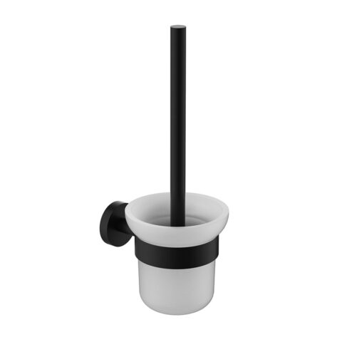 P&P Plus Otus Slimline SS304 Toilet Brush Holder Matte Black