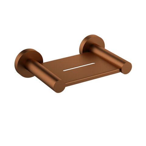 P&P Plus Otus Slimline SS304 Metal Soap Dish Brushed Cooper