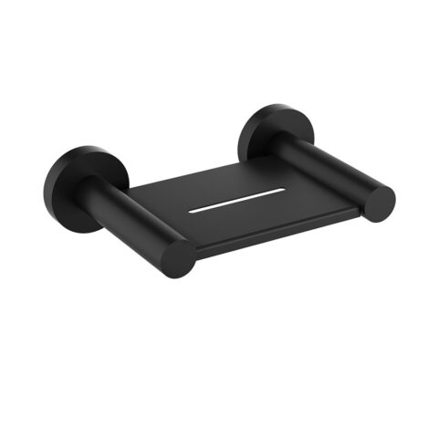 P&P Plus Otus Slimline SS304 Metal Soap Dish Matte Black