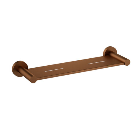 P&P Plus Otus Slimline SS304 Metal Shelf Brushed Cooper