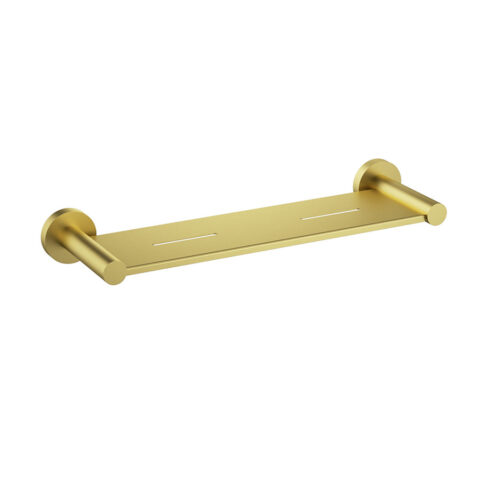 P&P Plus Otus Slimline SS304 Metal Shelf Brushed Gold