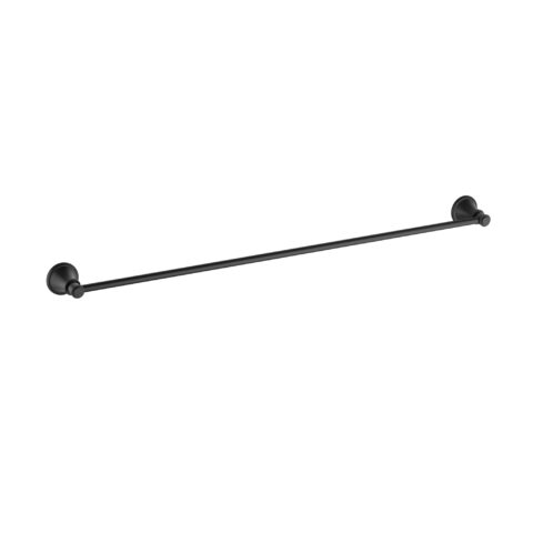 Ikon Clasico 800mm Single Towel Rail Matte Black
