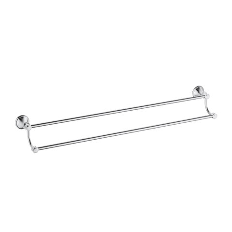 Ikon Clasico 800mm Double Towel Rail Chrome
