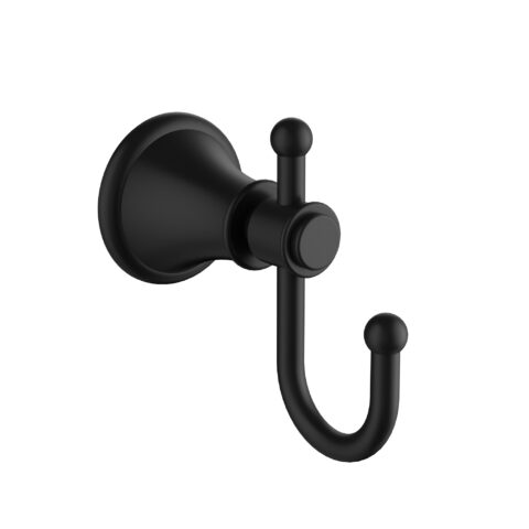 Ikon Clasico Robe Hook Matte Black