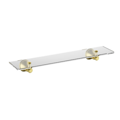 Ikon Clasico Glass Shelf Brushed Gold