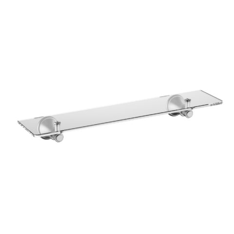 Ikon Clasico Glass Shelf Brushed Nickel