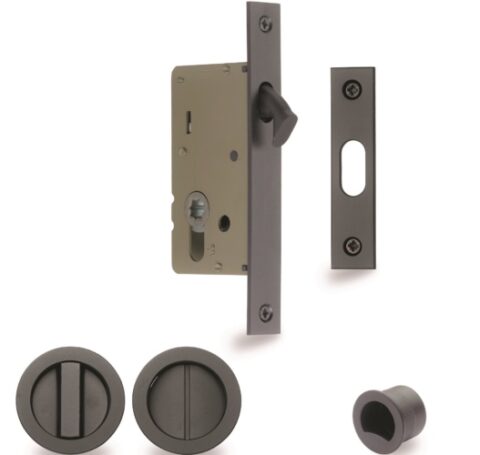 Zanda Visca Privacy Sliding Door Pull Graphite Nickel