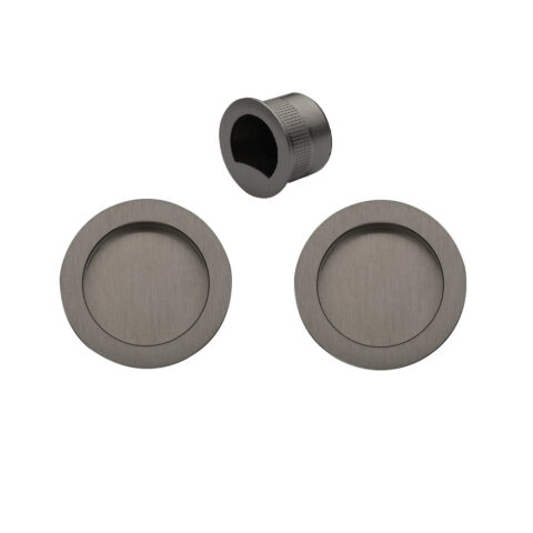 Zanda Visca Passage Sliding Door Pull Graphite Nickel