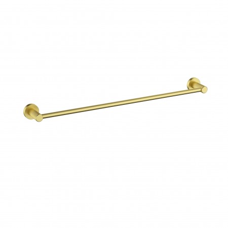 Ikon Linie 800mm Single Towel Rail Brushed Gold
