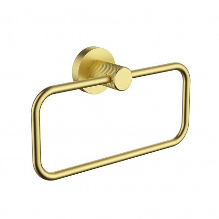 Ikon Linie Towel Ring Brushed Gold