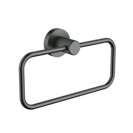 Ikon Linie Towel Ring Gunmetal