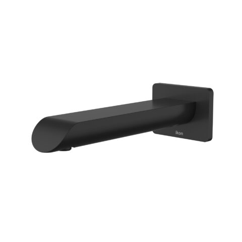 Ikon Kara Wall Spout Matte Black