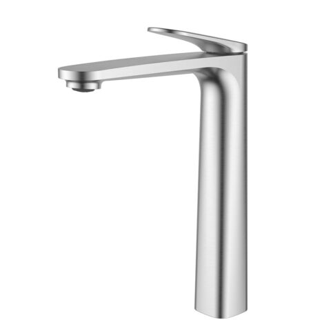 Ikon Sulu ll High Rise Basin Mixer Brushed Nickel