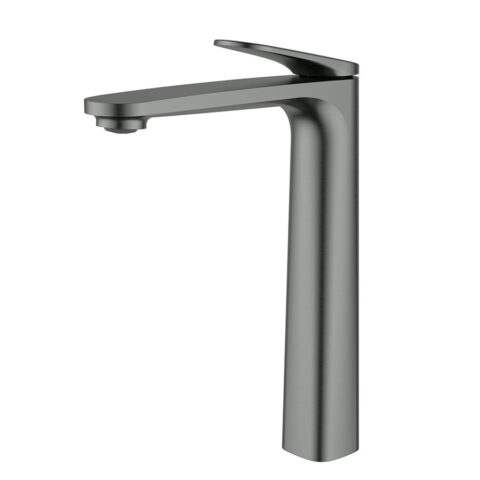 Ikon Sulu ll High Rise Basin Mixer Gunmetal