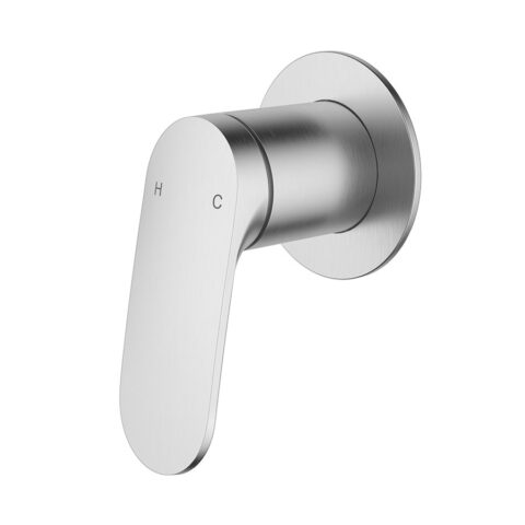 Ikon Sulu II Wall Mixer Trim Kit Brushed Nickel