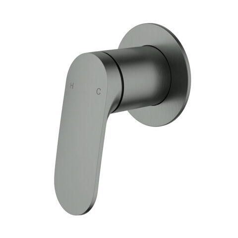 Ikon Sulu II Wall Mixer Trim Kit Gunmetal