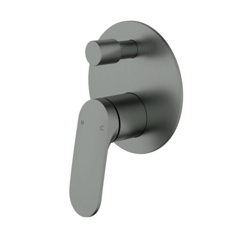 Ikon Sulu II Wall Diverter Mixer Trim Kit Gunmetal