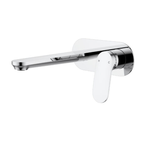 Ikon Sulu II Wall Basin Mixer Trim Kit Chrome