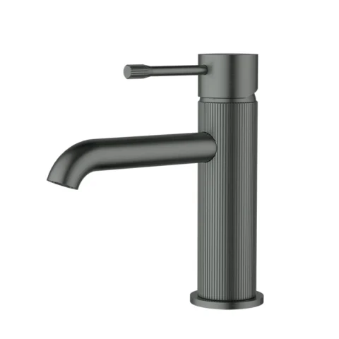 Ikon Linie Basin Mixer Gunmetal
