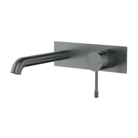 Ikon Linie Wall Basin Mixer Trim Kit Gunmetal