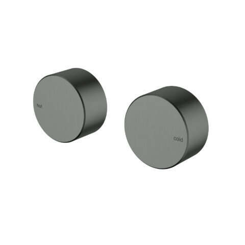 Ikon Hali 1/4 Turn C/D Wall Top Assembly Gunmetal