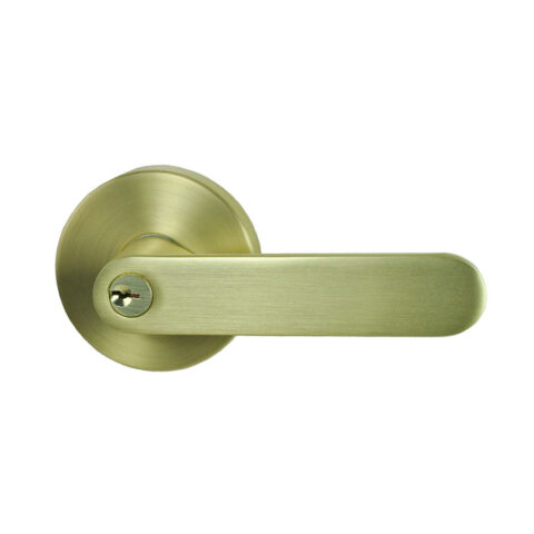 Nidus Spring Entrance Set Satin Brass