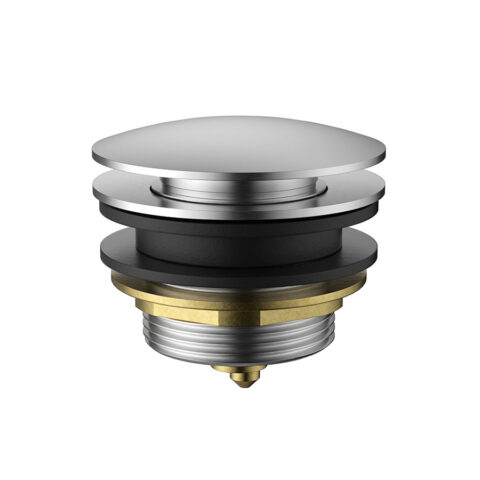P&P Pop Up Waste (Non Overflow) Brushed Nickel