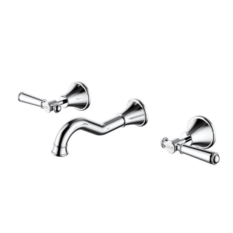 Ikon Clasico Bath Tap Set Chrome