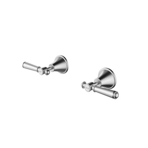 Ikon Classico Wall Top Assemblies Brushed Nickel