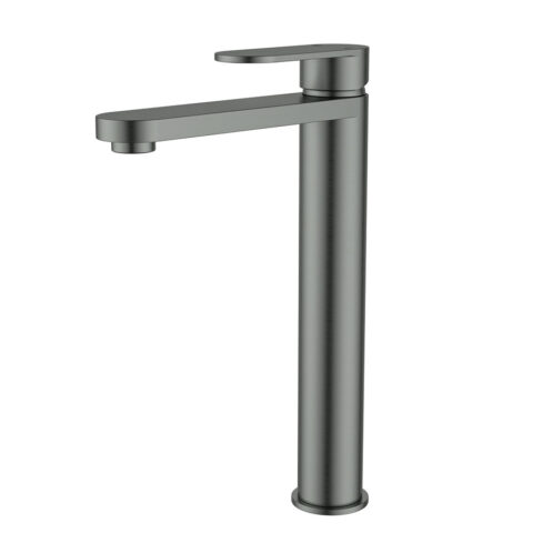 P&P Plus Sora SS Highrise Basin Mixer Gunmetal
