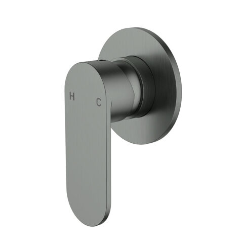 P&P Plus Sora SS Wall Mixer Trim Kit Gunmetal