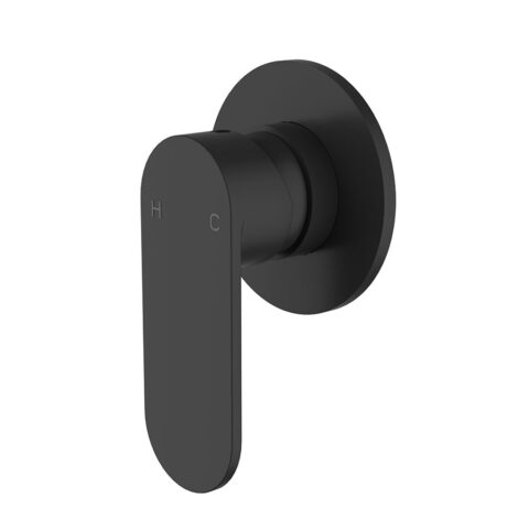P&P Plus Sora SS Wall Mixer Trim Kit Matte Black