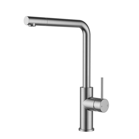 P&P Plus Otus Slimline SS Pull-Out Sink Mixer Stainless Steel