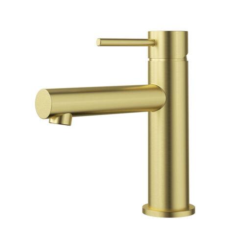 P&P Plus Otus Slimline Basin Mixer Brushed Gold