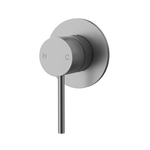 P&P Plus Otus Slimline Wall Mixer Trim Kit Stainless Steel