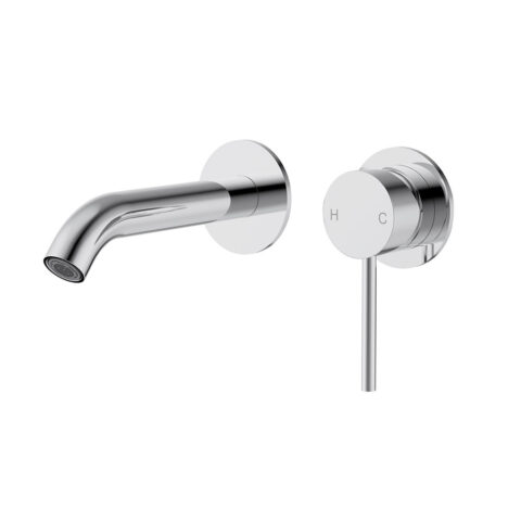 P&P Plus Otus Slimline Separate Wall Basin Mixer Trim Kit Chrome