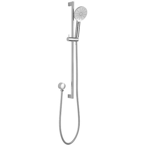 P & P Cora Hand Held Shower On Rail Chrome