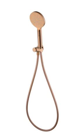 P & P Cora Hand Held Shower Brushed Cooper