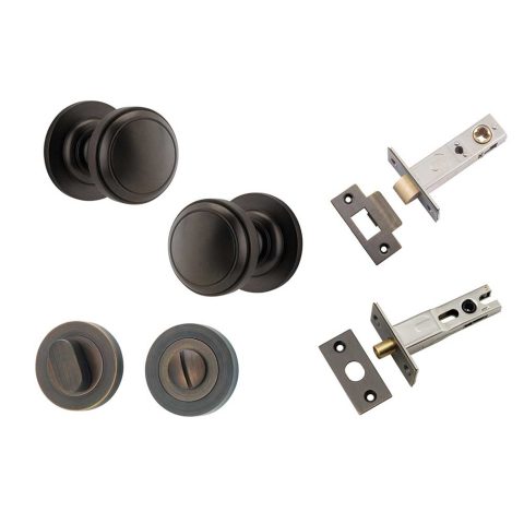 Iver Paddington Round Door Handle Knob Kit