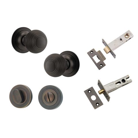 Iver Guildford Round Door Handle Knob Kit